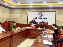 UBND xã Phúc Thọ triển khai công tác chỉnh trang cảnh quan, đảm bảo trật tự an toàn trước, trong và sau dịp nghỉ Lễ 30/4 – 01/5