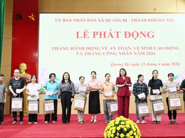 Quảng Bị tổ chức Lễ phát động Tháng hành động về An toàn, vệ sinh lao động và Tháng công nhân năm 2026