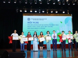 PHƯỜNG CỬA NAM ĐẠT GIẢI NHẤT CUỘC THI : XÃ, PHƯỜNG SÁNG - XANH - SẠCH - ĐẸP