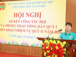 HỘI NÔNG DÂN XÃ CỔ ĐÔ SƠ KẾT CÔNG TÁC QUÝ I, TRIỂN KHAI NHIỆM VỤ QUÝ II NĂM 2026