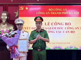 CÔNG BỐ QUYẾT ĐỊNH ĐIỀU ĐỘNG CÁN BỘ TẠI CÔNG AN PHƯỜNG CỬA NAM