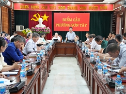 SƠN TÂY GIAO BAN CÔNG TÁC DÂN VẬN QUÝ I, TRIỂN KHAI NHIỆM VỤ QUÝ II NĂM 2026