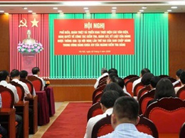 Hoài Đức dự hội nghị trực tuyến quán triệt và triển khai Nghị quyết về đổi mới, nâng cao hiệu lực công tác kiểm tra, giám sát, kỷ luật Đảng