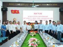 HỘI NGHỊ KÝ KẾT CHƯƠNG TRÌNH PHỐI HỢP GIỮA XÃ PHÙ ĐỔNG VÀ PHƯỜNG BỒ ĐỀ