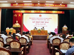 HĐND xã Hoài Đức khoá II tổ chức Kỳ họp thứ hai (kỳ họp chuyên đề)