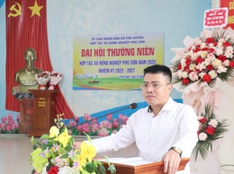 Hợp tác xã nông nghiệp Phú Sơn tổ chức Đại hội thường niên năm 2025, kiện toàn tổ chức bộ máy nhiệm kỳ 2022–2027