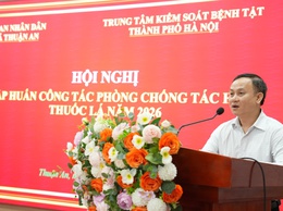 Xã Thuận An tập huấn phòng chống tác hại thuốc lá năm 2026