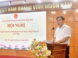 Phường Đại Mỗ triển khai Tháng hành động vì An toàn thực phẩm năm 2026