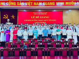 96 học viên hoàn thành lớp bồi dưỡng nhận thức về Đảng khóa III/2026