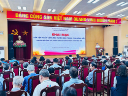 Trung tâm Chính trị phường Tây Hồ tổ chức khai mạc lớp tập huấn công tác tuyên giáo trong tình hình mới