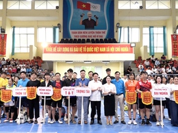 Xã Mỹ Đức sổi nổi giải thi đấu cầu lông - kéo co và hưởng ứng “ Tháng công nhân” năm 2026