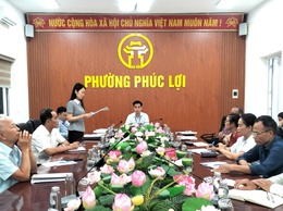 Hội nghị giao ban Cụm 01 Tổ dân phố phường Phúc Lợi