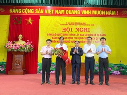 XÃ HẠ BẰNG CÔNG BỐ QUYẾT ĐỊNH THÀNH LẬP BAN ĐẠI DIỆN HỘI ĐỒNG QUẢN TRỊ NHCSXH VÀ TỔ CHỨC PHIÊN HỌP THỨ NHẤT NĂM 2026