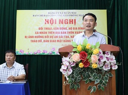 Xuân Mai đối thoại, vận động bàn giao mặt bằng dự án Quốc lộ 6 với hộ gia đình, cá nhân thôn Xuân Mai, Chiến Thắng