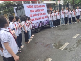 Trạm Y tế xã Trần Phú tổ chức tuyên truyền phòng, chống bệnh sốt rét nhân Ngày Thế giới phòng, chống sốt rét 25/4