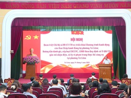 Từ Liêm tổ chức hội nghị quán triệt, triển khai Chỉ thị số 09-CT/TU của Thành ủy