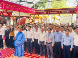 Nhân dân Liên Hà, Liên Trung khai mạc Lễ hội truyền thống đền thờ Nữ Sa Lãng năm 2026