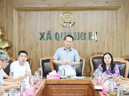 UBND xã Quảng Bị tổ chức Hội nghị Ban chỉ đạo thực hiện nhiệm vụ bồi thường, hỗ trợ và tái định cư Dự án cải tạo, nâng cấp đê tả Bùi, hữu Đáy