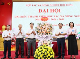 Đại hội Hợp tác xã nông nghiệp Hợp Đồng thành công tốt đẹp