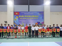 Sôi nổi giải Pickleball xã Xuân Mai năm 2026 chào mừng các ngày lễ lớn