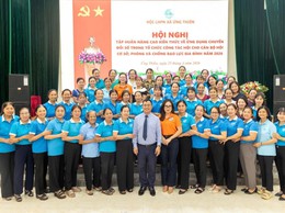Hội LHPN xã Ứng Thiên tổ chức hội nghị tuyên truyền tín dụng chính sách và pháp luật về bình đẳng giới, phòng chống bạo lực gia đình năm 2026