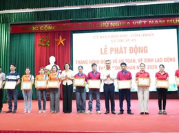 Xã Thuận An phát động Tháng hành động về An toàn, vệ sinh lao động và Tháng Công nhân năm 2026