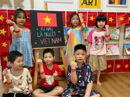 RỘN RÀNG KHÔNG KHÍ CHÀO MỪNG NGÀY GIẢI PHÓNG MIỀN NAM TẠI TƯỜNG MẦM NON HOA MAI