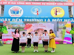 Nhiều hoạt động thú vị tai Ngày Sách và Văn hóa đọc năm 2026 Trường Tiểu học Đông Ngạc A