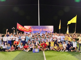 UBND XÃ THƯ LÂM TỔ CHỨC TRẬN CHUNG KẾT VÀ BẾ MẠC GIẢI BÓNG ĐÁ THANH NIÊN XÃ THƯ LÂM LẦN THỨ I NĂM 2026