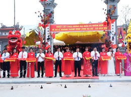 TRANG TRỌNG LỄ KHÁNH THÀNH ĐÌNH LÀNG BA DƯ: KẾT TINH Ý ĐẢNG – LÒNG DÂN, VỮNG BỀN TÍN NGƯỠNG QUÊ HƯƠNG
