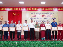 HTX Nông nghiệp Tiên Phương tổ chức thành công Đại hội đại biểu thành viên nhiệm kỳ 2026–2031