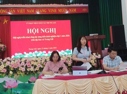 HỘI ĐỒNG SÁNG KIẾN XÃ TRUNG GIÃ TRIỂN KHAI CÔNG TÁC CHẤM SÁNG KIẾN KINH NGHIỆM ĐỢT 1 NĂM 2026