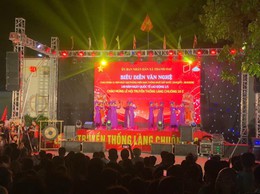 SÔI NỔI ĐÊM VĂN NGHỆ CHÀO MỪNG LỄ HỘI TRUYỀN THỐNG LÀNG CHUÔNG 10-3