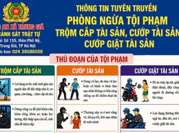 PHÒNG NGỪA TỘI PHẠM TRỘM CẮP TÀI SẢN, CƯỚP TÀI SẢN, CƯỚP GIẬT TÀI SẢN