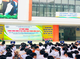 Trường Tiểu học Linh Đàm tổ chức Lễ phát động “Tháng hành động vì An toàn thực phẩm năm 2026”
