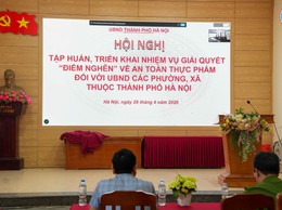 XÃ HƯNG ĐẠO THAM DỰ HỘI NGHỊ TẬP HUẤN TRIỂN KHAI NHIỆM VỤ GIẢI QUYẾT “ĐIỂM NGHẼN” VỀ AN TOÀN THỰC PHẨM