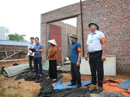 XÃ HƯNG ĐẠO TỔ CHỨC CƯỠNG CHẾ PHÁ DỠ CÁC CÔNG TRÌNH VI PHẠM ĐẤT ĐAI, TRẬT TỰ XÂY DỰNG THÁNG 04 NĂM 2026