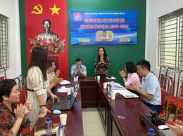Phường Phúc Lợi tiếp đoàn Thành phố khảo sát đơn vị thực hiện thí điểm mô hình tổ chức hoạt động thiết chế văn hóa, thể thao cơ sở