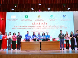 CÔNG ĐOÀN PHƯỜNG CẦU GIẤY KÝ KẾT CHƯƠNG TRÌNH HỢP TÁC CHĂM SÓC SỨC KHỎE, PHÚC LỢI CHO NGƯỜI LAO ĐỘNG GIAI ĐOẠN 2026-2030: Mở rộng phúc lợi – nâng cao chất lượng đời sống đoàn viên