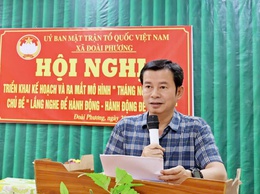 MTTQ xã Đoài Phương ra mắt mô hình “Tháng nghe dân nói”