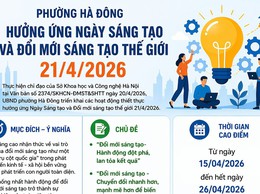 Hà Đông triển khai nhiều hoạt động hưởng ứng Ngày Sáng tạo và Đổi mới sáng tạo thế giới 21/4/2026