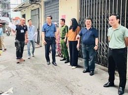 Phường Yên Hòa: Quyết liệt kiểm tra hiện trường, tháo gỡ 