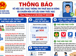 Thông báo về việc thực hiện xác thực thông tin thuê bao di động mặt đất và chuẩn hóa dữ liệu sinh trắc học theo Thông tư số 08/2026/TT-BKHCN