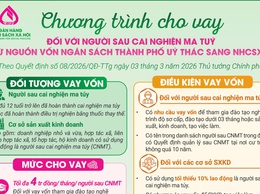 Cơ sở vay vốn ưu đãi: Tái hóa nhập cộng đồng cho người sau cai nghiệm ma túy