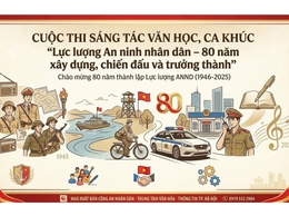 Triển khai Cuộc thi sáng tác văn học, ca khúc với chủ đề “Lực lượng an ninh nhân dân – 80 năm xây dựng, chiến đấu và trưởng thành”