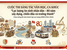 Cuộc thi sáng tác Văn học, ca khúc “Lực lượng An ninh nhân dân – 80 năm xây dựng, chiến đấu và trưởng thành”