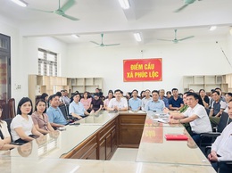 Xã Phúc Lộc tiếp sóng Hội nghị tổng kết triển khai hội nghị đại biểu nhân dân bàn việc xây dựng đời sống văn hoá năm 2026