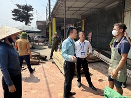 Xã Trần Phú tiếp tục kiểm tra, xử lý các trường hợp vi phạm và tái vi phạm trật tự đô thị, trật tự an toàn giao thông