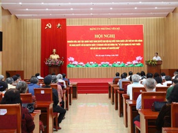 Đảng ủy phường Yên Sở tổ chức hội nghị tuyên truyền, vận động thực hiện Nghị quyết Đại hội đại biểu toàn quốc lần thứ XIV của Đảng và quán triệt, tuyên truyền, tổ chức thực hiện Nghị quyết 02-NQ/TW