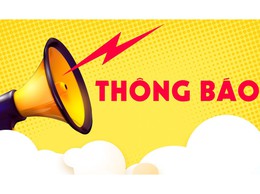 THÔNG BÁO - NIÊM YẾT CÔNG KHAI